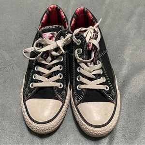 Black and White Converse Canvas Sneakers